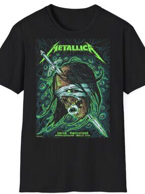 Metallica Zurich 2026 T shirt - Concert t shirt - M72 World Tour